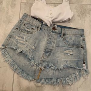 One Teaspoon Junk Yard skirt